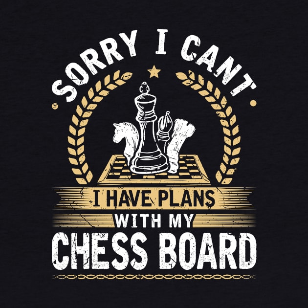 Chess Design for Chess Player by Humbas Fun Shirts